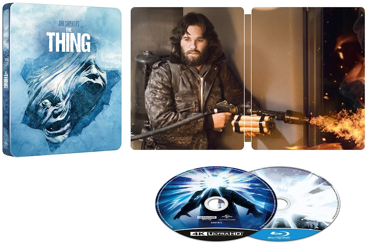 【新品★送０】遊星からの物体X Blu-ray スチールブック３枚組仕様 数量限定版！★ ジョン・カーペンター監督 ★ デザイン秀逸！ 限定遊星からの物体X スチールブック Blu-ray